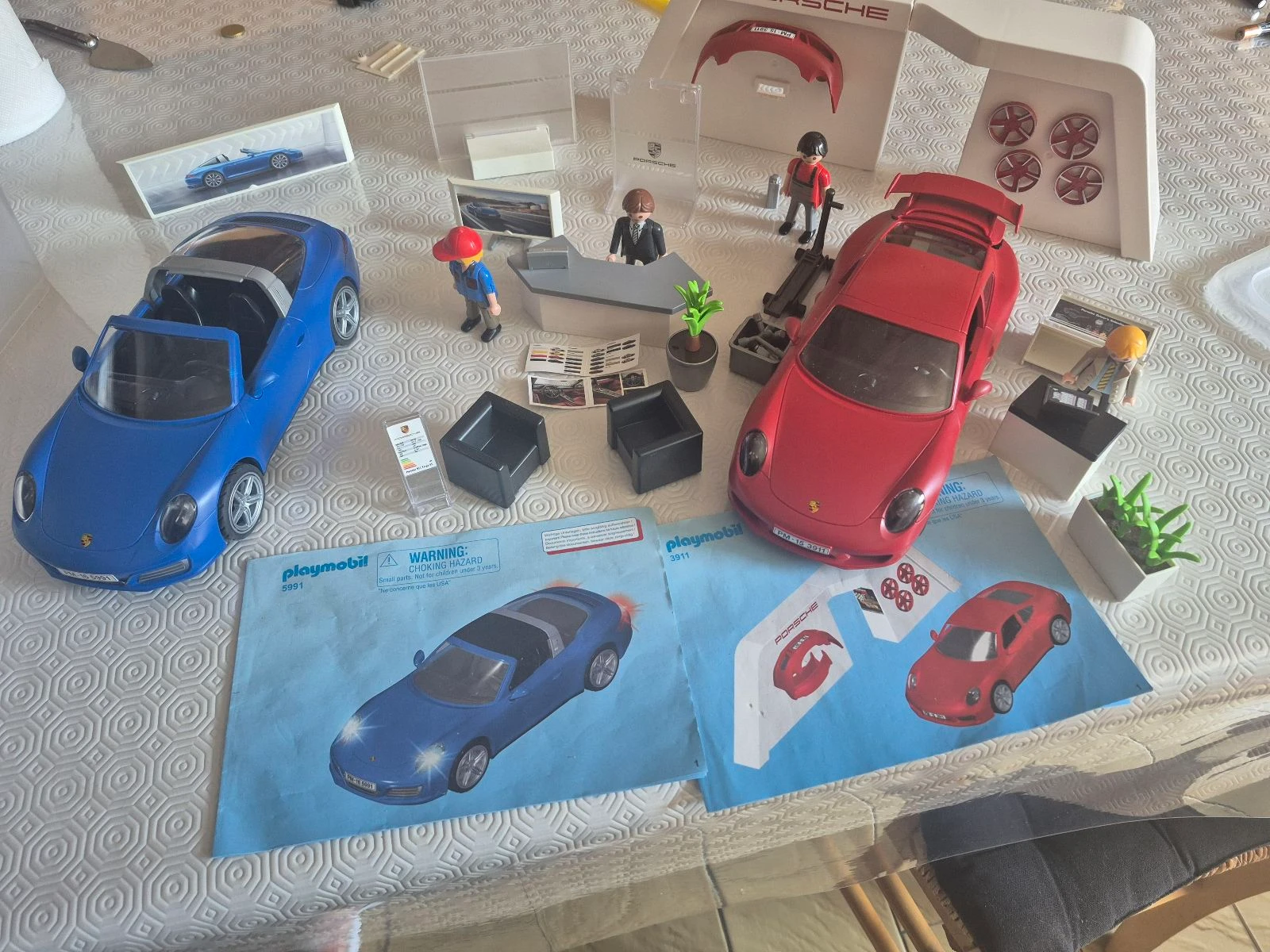 Lot de 2 voiture porsche playmobil 